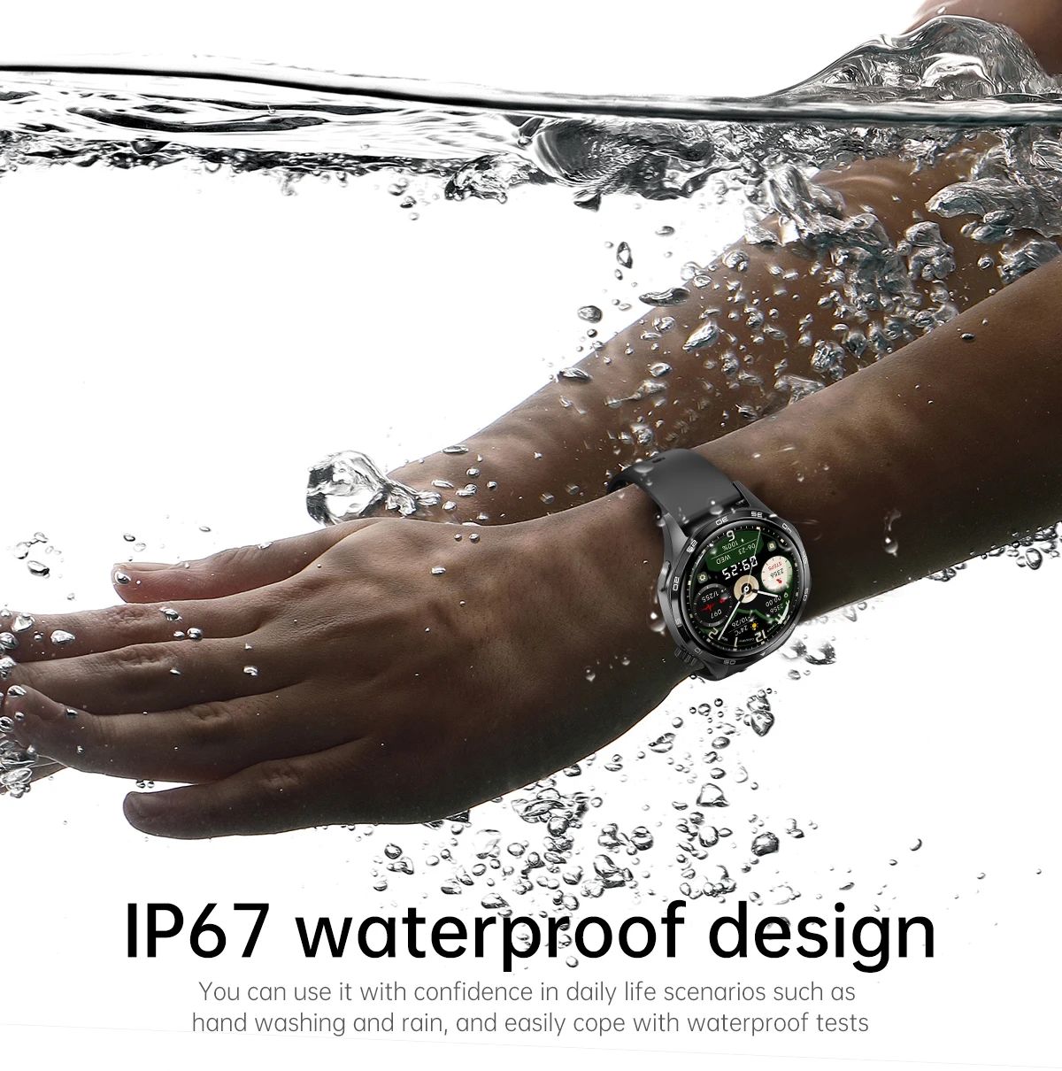 Xiaomi 2025 New GPS NFC Smart Watch Men 360*360 AMOLED Screen Heart rate Bluetooth Call IP67 Waterproof Man Smartwatch