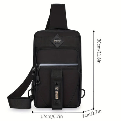 New Men Shoulder Bags Chest Bag Multifuncional Crossbody Bags Travel Sling Bag