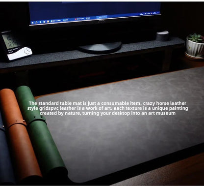 Desk Pad Waterproof PU Mouse Pad Large Mousepad Laptop Non-slip Desk Mat Keyboard Mats Mouse mat mouse wrist guard three pieces