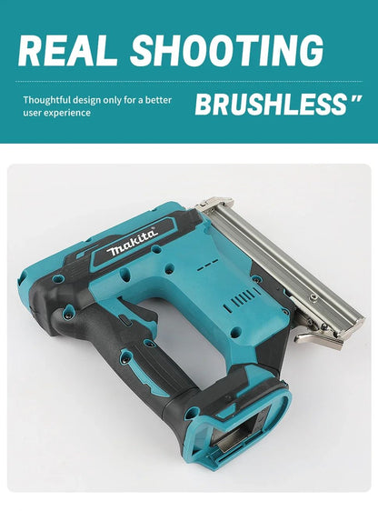 Pistola de Prego Makita a Bateria: Pregos de 10-30mm, Capacidade de 100 Pregos, Bateria de 22900mAh, Vibração de ≤2,5m/s², Alta Velocidade e Baixo Ruído para Trabalhos em Madeira