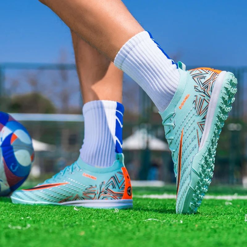 TF/FG Men Soccer Shoes Society Professional Football Field Boots Original Comfortable Top Quality Cleats Football Shoes Tenis