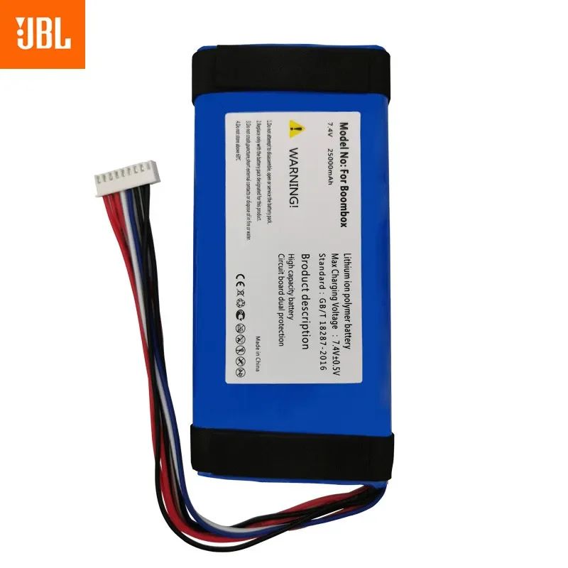 Bateria de marca Top 100% nova 25000mAh GSP0931134 01 para JBL Boombox Boombox 1 JEM3316 JEM3317 JEM3318 Player Alto-falante Bateria