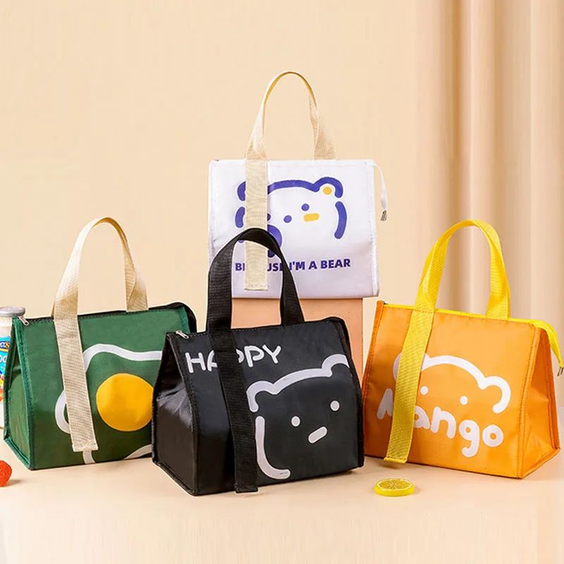 Preservation Baby Food Milk Bottle Heat/cold Storage Insulation Bags Waterproof Swan Bag Lunch Bag Infant Kids Food Bag
