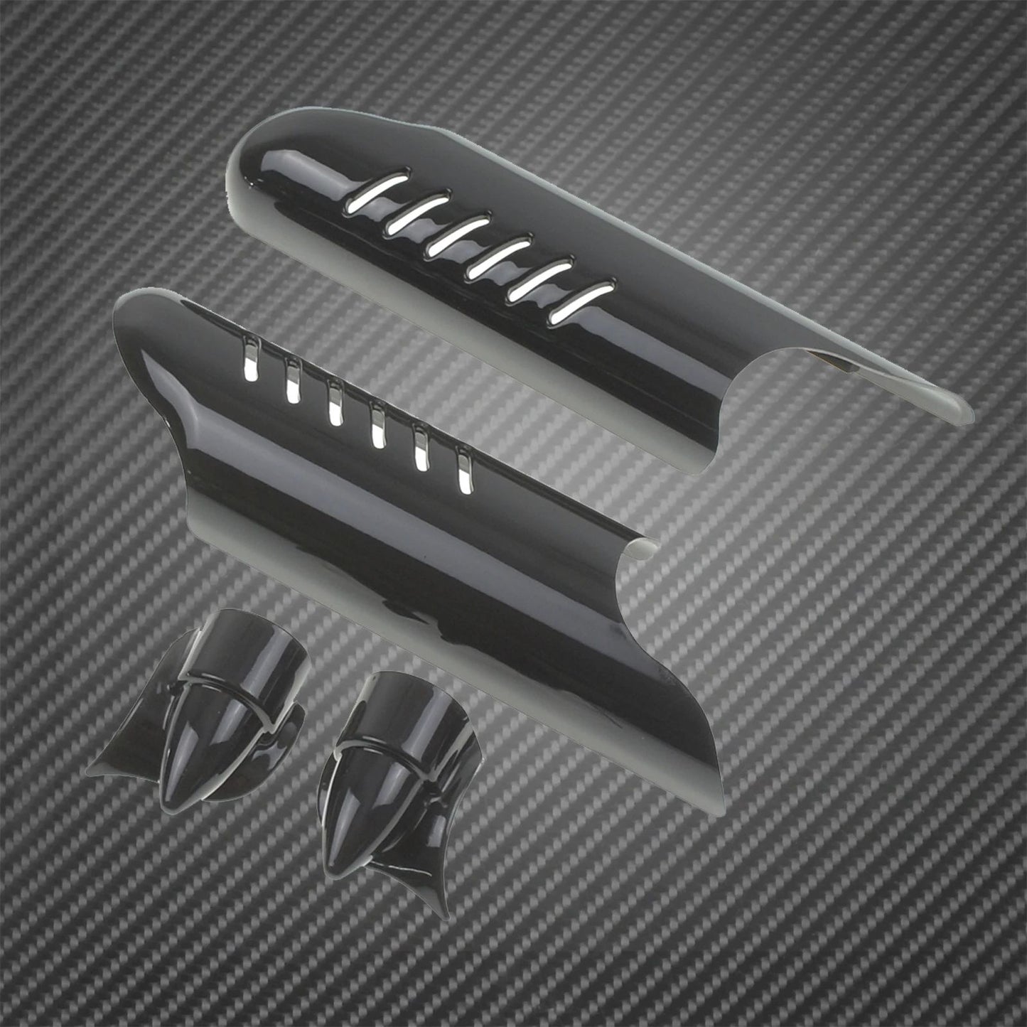 Capa da Bengala Inferior da Moto para Harley Touring Road Street Glide FLHX FLHR Ultra CVO 00-13 Protetor Defletor Escudo
