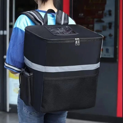 Large Capacity Thermal Bag Waterproof Insulated Picnic Lunch Container Outdoor Travel Camping Delivery Backpack Food Storage Bag