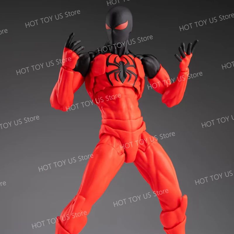 Mess Toys Homem-Aranha Symbiote Homem-Aranha Messtoys Traje Preto Vizinho Aranha Escarlate Anime Boneco de Ação Presentes Brinquedos