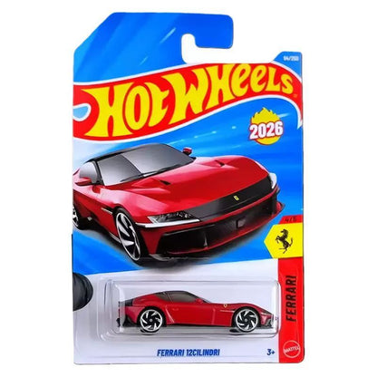 2026 D Novo Genuíno Hot Wheels Carro de Liga F1 McLaren Ferrari Optimus Prime Bugatti Brinquedo Modelo de Carro Enfeite Presentes de Aniversário para Meninos