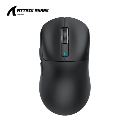Mouse Gamer X3 PixArt PAW3395 Bluetooth 2.4G Tri-Mode, 26000dpi, 650IPS, 49g Leve com Macro