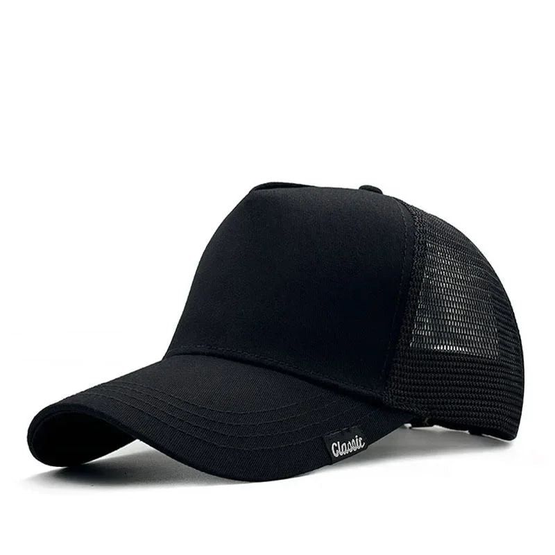 Boné de Beisebol Grande Plus Size XXL Masculino Feminino Oversize Coroa Alta Ajustável da Moda Trucker Chapéus 56-60cm 61-65cm