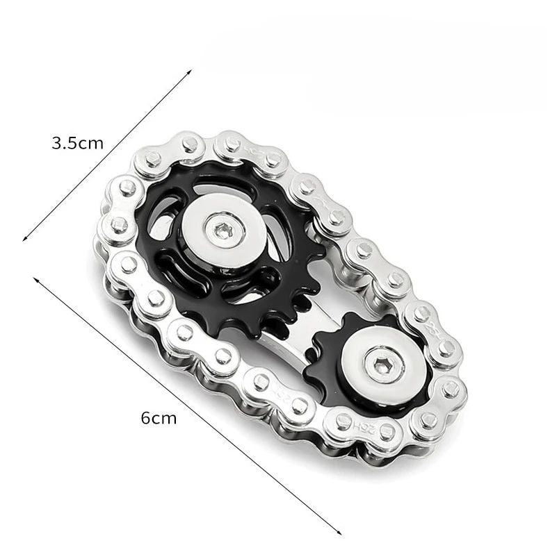 Metal Fidget Spinner Brinquedo de Escritório para Alívio do Estresse Engrenagens Girador de Mão para Adultos decoração de mesa decoração para casa Aliviar o estresse relaxar