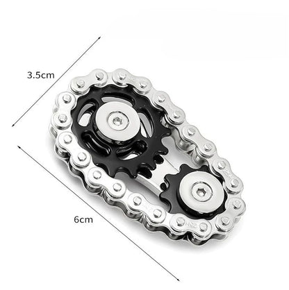 Metal Fidget Spinner Brinquedo de Escritório para Alívio do Estresse Engrenagens Girador de Mão para Adultos decoração de mesa decoração para casa Aliviar o estresse relaxar