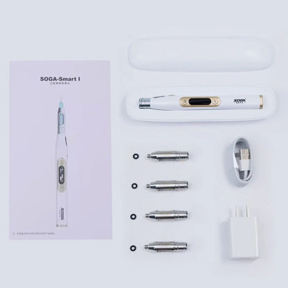 Seringa Aspiradora de Anestesia Tópica Oral Elétrica Indolor Injetor de Anestesia SOGA Mini I Smart 2 Acessórios Odontológicos