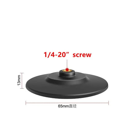 1/4 Inch Screw Mount or 1/4" Internal Screw Adapter Car Dashboard Round Plate Adhesive Tape for Gopro GPS Camera Smartphones
