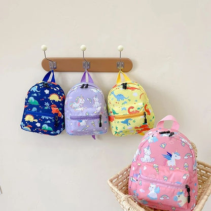 Mochila Escolar Infantil Desenho Dinossauro Unicórnio Mochila Infantil Bebê Bonito Jardim de Infância Meninos Meninas Bolsas Impermeáveis