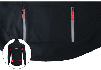 X-TIGER Winter Fleece Thermal Cycling Jacket Coat Windproof Bicycle Clothing Autumn Outdoors Sport Cycling Camping Hiking Jacket