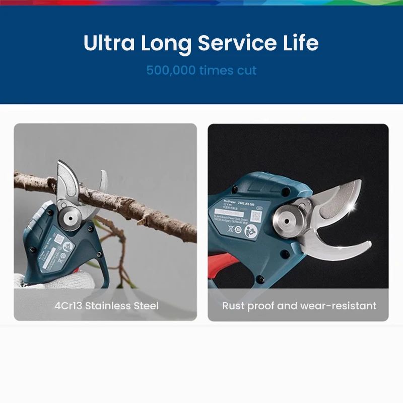 Lâminas de substituição Bosch para tesouras de poda Tesouras de poda elétricas sem fio Lâminas para acessório de ferramenta de jardim Pro Pruner