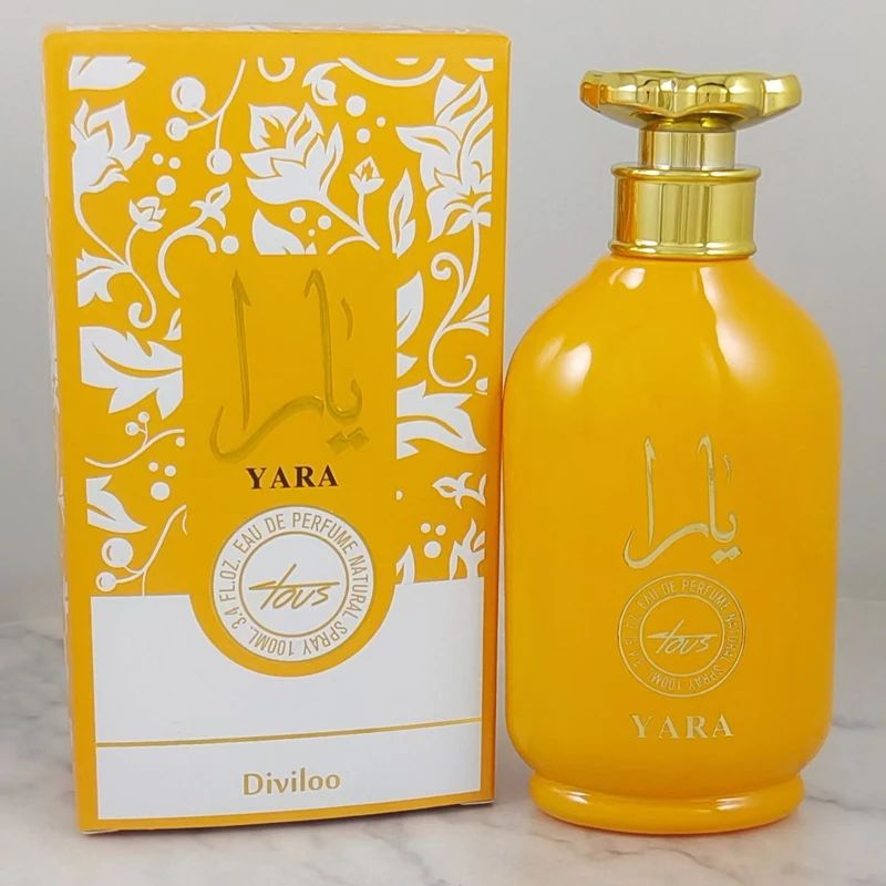 Perfume 100ml Fragrância Árabe Dubai Arábia Oriente Médio Lattafa YARA Perfumes Árabes Masculino Feminino Duradouro
