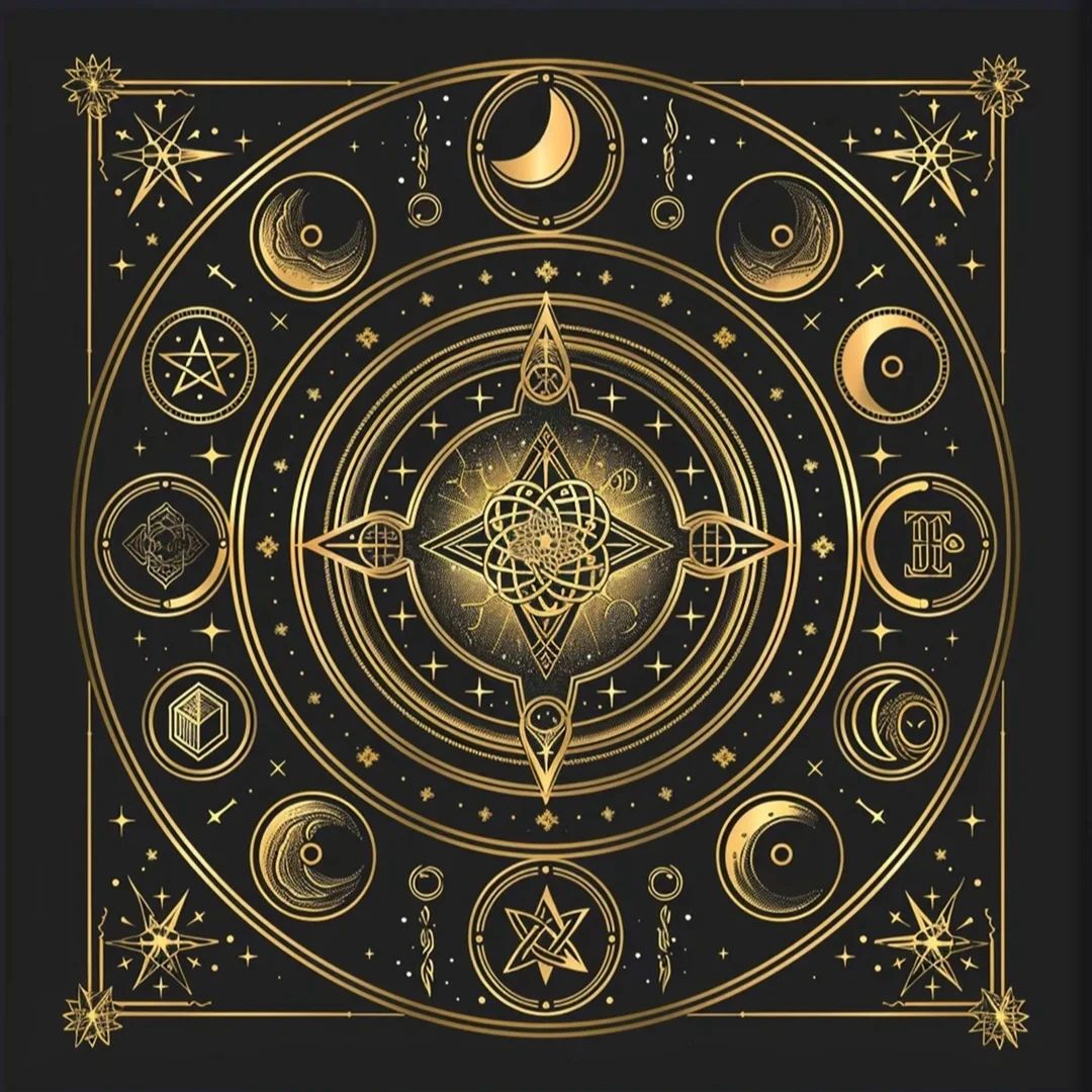 Suede Velvet Tarot Tablecloth Rune Divination Altar Tarot Patch Table Cover For Magicians Daily Board Games Card Pad