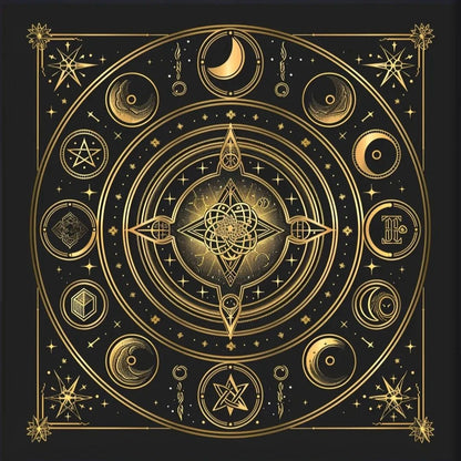 Suede Velvet Tarot Tablecloth Rune Divination Altar Tarot Patch Table Cover For Magicians Daily Board Games Card Pad