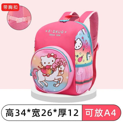 Mochila escolar de jardim de infância para meninos, desenho animado fofo de dinossauro, para estudantes, bebês de 2 a 5 anos, mochila de menina, mochila Homem-Aranha