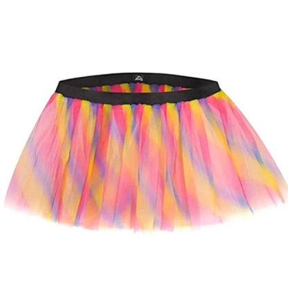 Plus Size Sexy Three-Layer Tulle Skirt for Adults Bar Nightclub Dancing Skirt Large Size Half Skirt Fashionable And Breathabl...