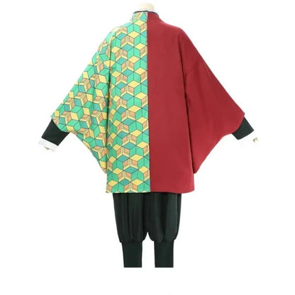 Anime Kimetsu No Yaiba Tomioka Giyuu Cosplay Costume Accessories Suit Uniforms Costumes Wig Child Adult Party Gift