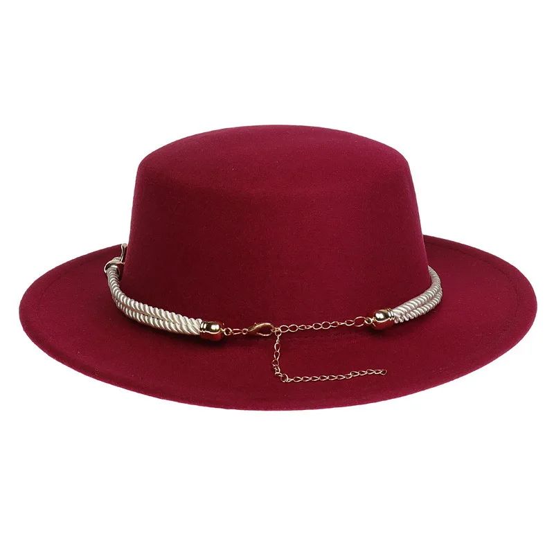 British Style Felt Fedora Jazz Hat Elegant Wedding Party Trilby Lightweight Unisex Fashionable Headwear