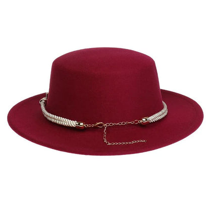 British Style Felt Fedora Jazz Hat Elegant Wedding Party Trilby Lightweight Unisex Fashionable Headwear