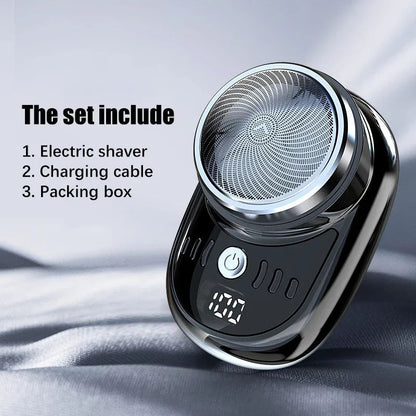 2023 Men's Electric Shaver Portable Mini Shaving Machine USB Rechargeable Beard Trimmer Type-C Household Face Beard Shaver