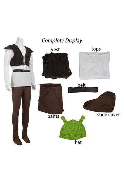 Monster Shrek cosplay costume Shrek cosplay Halloween cosplay costume
