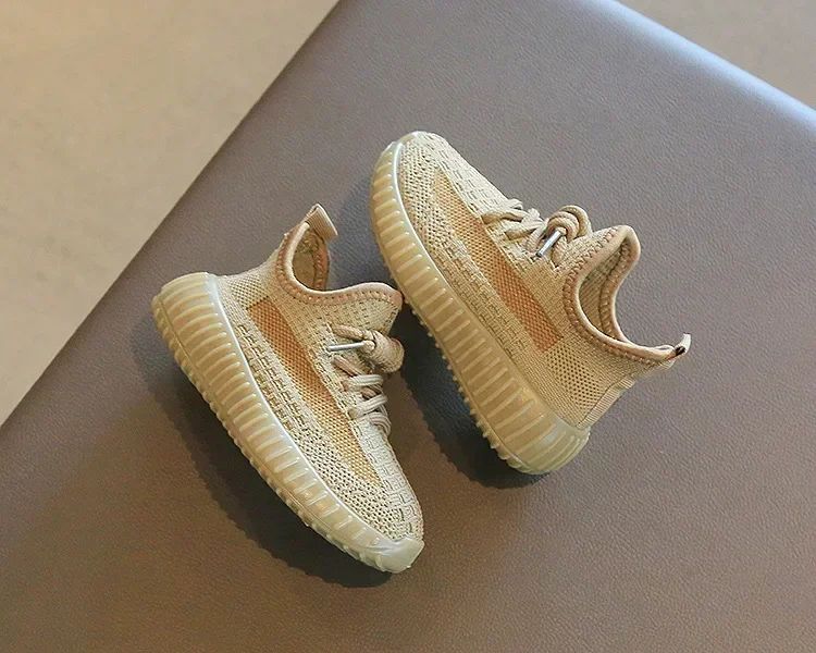 Baby Shoes Kids Sneakers Spring Summer Sandals Fluorescent Sole Sports Tennis Running Casual Flats Breathable Boys Girls Shoes