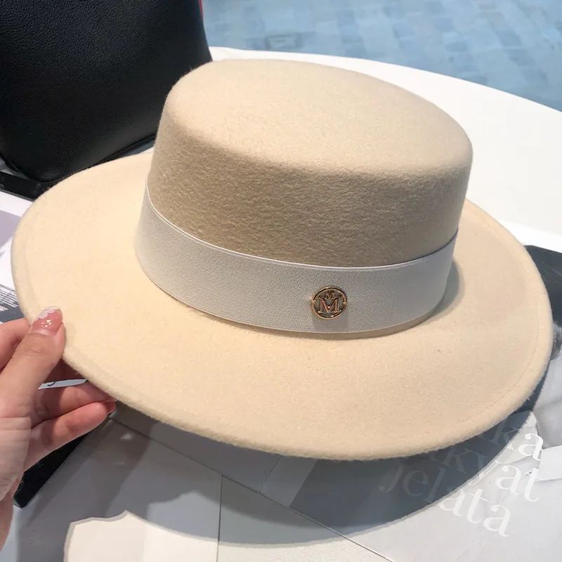 primavera outono moda praia 2025 Chapéu feminino fedora capela elegante Chapéu Panamá masculino fascinator Foto de casamento feltro Bowler novo