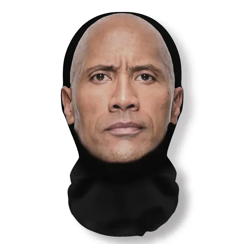 3D Printed Celebrity Realistic Face Mask Stretch Mesh Full Face Mask Men Role Play Headdress Hip Hop Balaclava Cosplay Mask