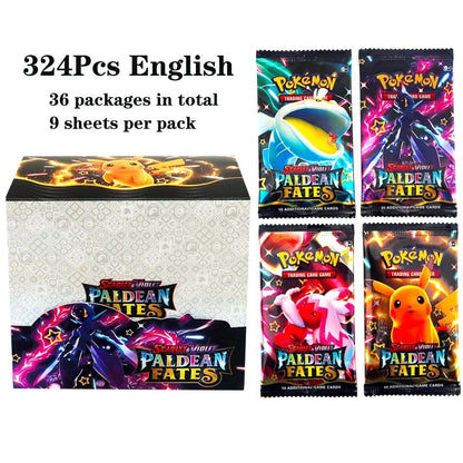 324 pçs/caixa Pokémon TCG: Sol e Lua, Escuridão Incendiada, 36 Pacotes, Caixa de Booster, Jogo de Cartas Pokémon, Brinquedos Colecionáveis, Jogo de Tabuleiro Prismático