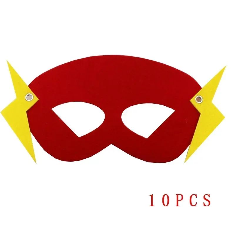 32/28/10 Pcs/Lot Superhero Mask Cosplay Christmas Halloween  Carnival Party Props  Birthday Felt  Masquerade