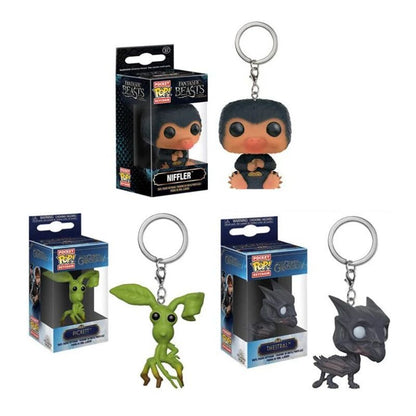 FUNKO pop ANIMAIS FANTÁSTICOS E ONDE ENCONTRÁ-LOS TESTRÁL, PELÚCIO, PICUETA CHAVEIRO PVC BONECOS DE AÇÃO BRINQUEDOS INFANTIS PRESENTE