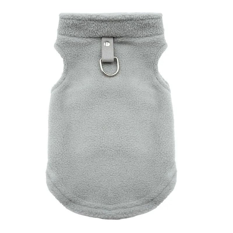 Roupa de Cachorro da Moda Outono e Inverno Roupa de Estimação Pequena Engrossar Quente Cor Sólida Moletom de Duas Pernas com Capuz Produtos Casuais para Pets