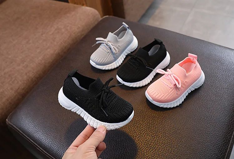 Children Sneakers Spring and Fall Casual Shoes Mesh Breathable Soft Bottom Kids Boys Girls Students Sport Running Tennis Shoes