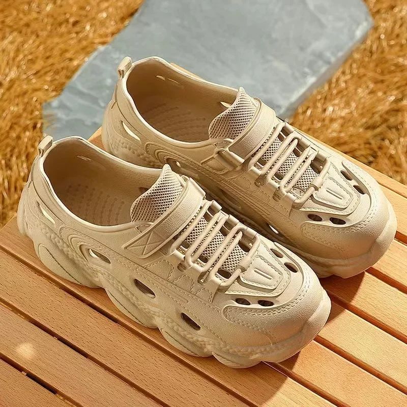 Outdoor Sports Slippers for Men and Women, Thick-Soled Eva Non-Slip Breathable Clogs, Fishing Beach Sandals for Men and Women