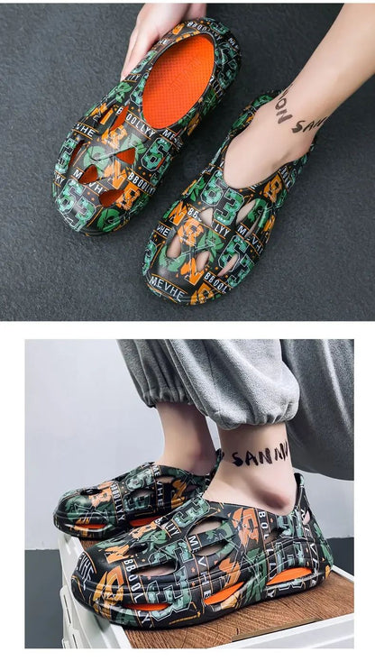 Clogs Men Waterproof Non-Slip Home Winter Warm Men Slippers Non-slips Ladies Soft Slippers Memory Foam Couples Shoes
