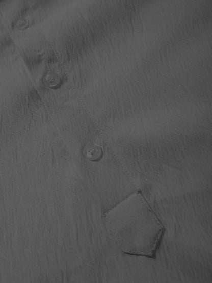 New Men's Linen Long Sleeve TShirt Cotton Mens Shirts Designer Lightweight Streetwear Solid Color Loose Casual Breathable Shirt