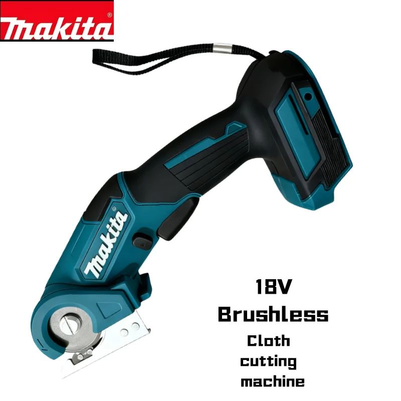 Makita CP100 Tesoura de Tapete sem Fio 18V Ferramenta de Corte Multifuncional Tesoura de Pano com Lâmina Redonda (Bateria não incluída)