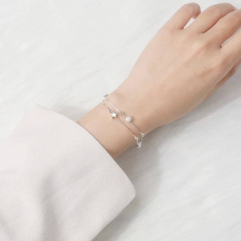 Pulseira de Prata Esterlina 925 Moda Múltiplos Estilos Corrente Para Mulheres Moda Luxo Pulseira Charme Presente de Joia de Casamento