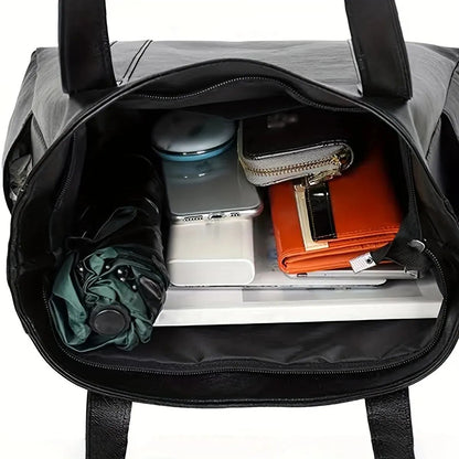 Vintage Ladies Bag Large Capacity Handbag , Vintage Plain Shoulder Bag , Ladies Commuter Casual Handbag