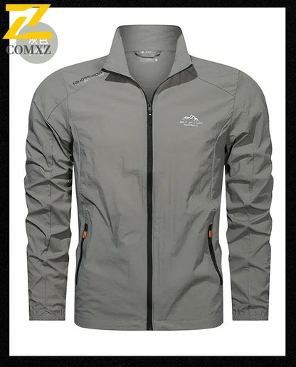 2025 Mens Sportswear Spring Summer Tracksuit 2 Piece Sets Sports Suit Sun Jacket + Pant Running Set Male Gym Exercise Clothing