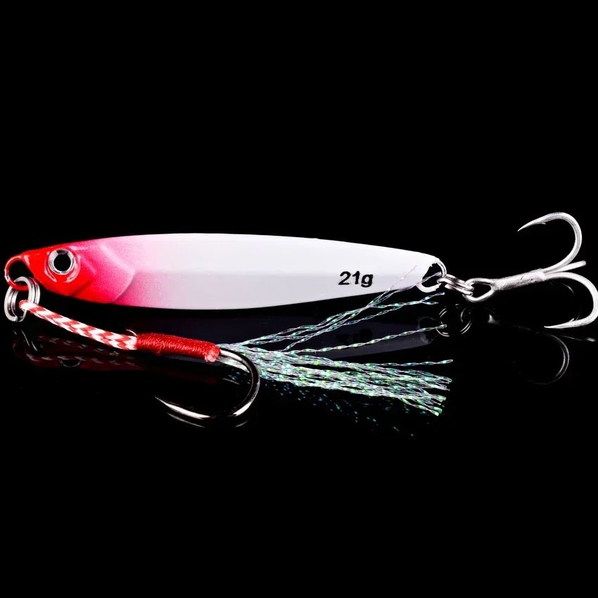 5 unidades de isca artificial de pesca de metal 7g-40g, isca rígida para trolling, isca de pesca para baixo, tralha de pesca de truta, jigs de pesca de truta, iscas de água salgada