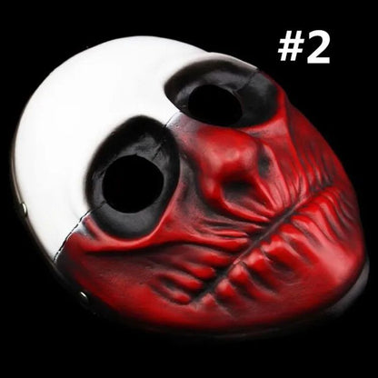 Scary Clown Mask Payday 2 US Flag Clown Masks Masquerade Carnival Party Mask Horrible Funny Pay Day Mask Halloween Prop Supplies