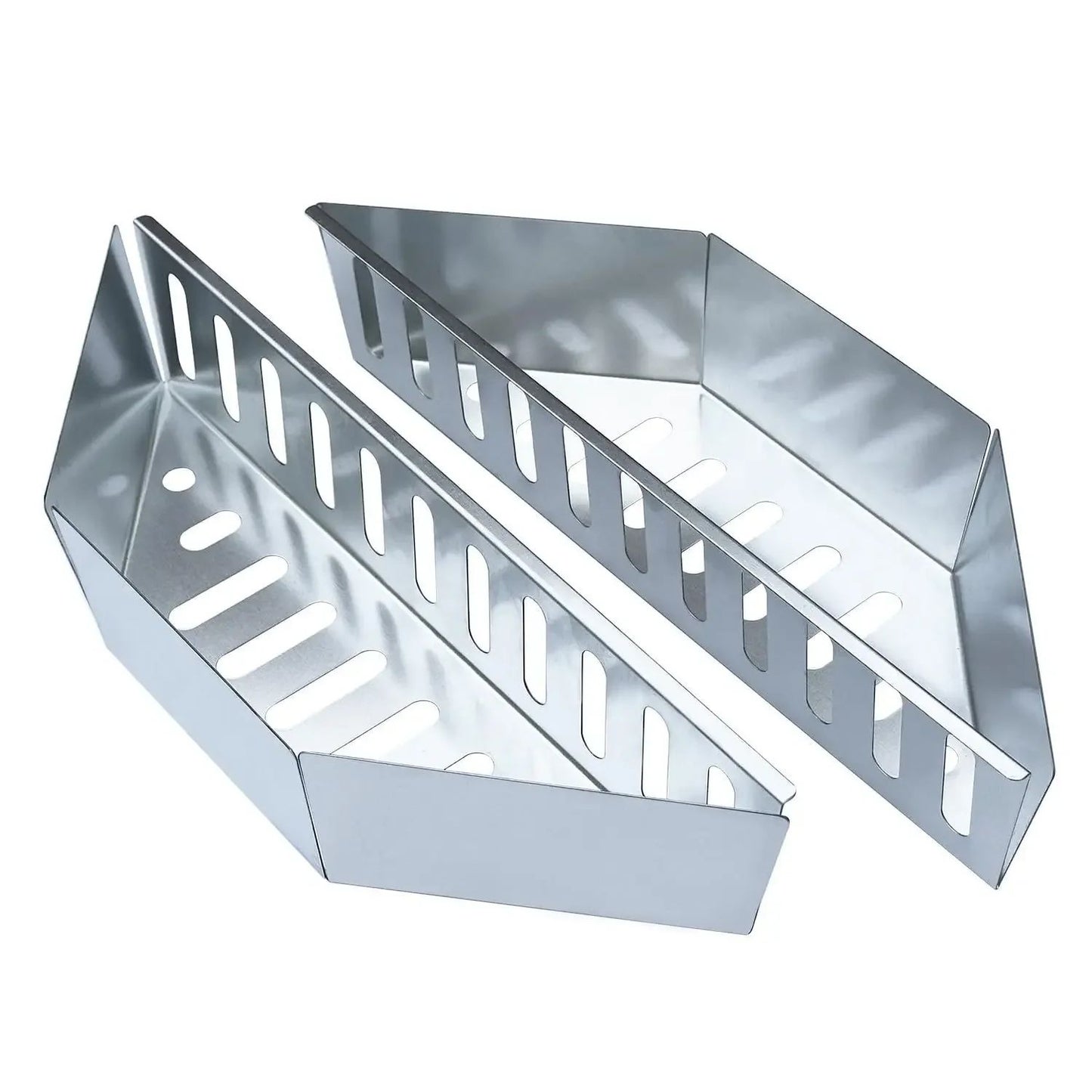 2PCS Charcoal Basket BBQ Charcoal Grill Basket Holders Grilling Accessories Replacement for Grill Accessories