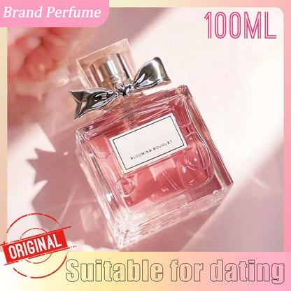 Fragrância de Longa Duração Perfume de Marca de Alta Qualidade 100ML Elegante e calmo Fragrância floral e frutada doce Adequado para encontros