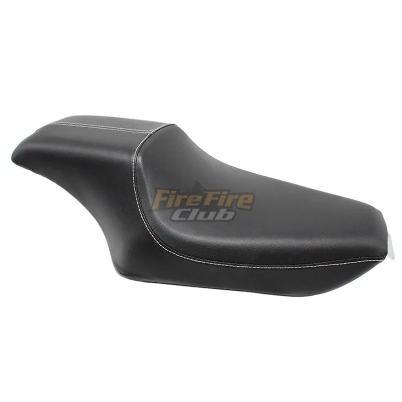 Banco de Couro PU para Motocicleta, Assento Dianteiro e Traseiro para Piloto e Passageiro Harley Sportster XL iron 883 1200 48 Forty-eight 2004-2016